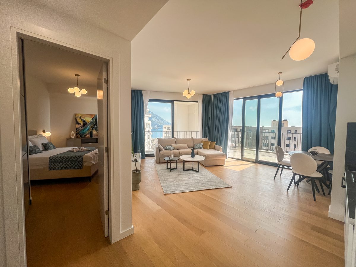 Living room sea view