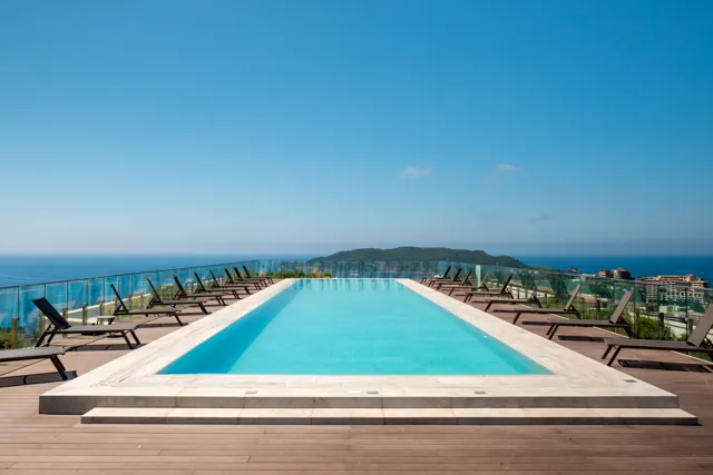 Rooftop pool