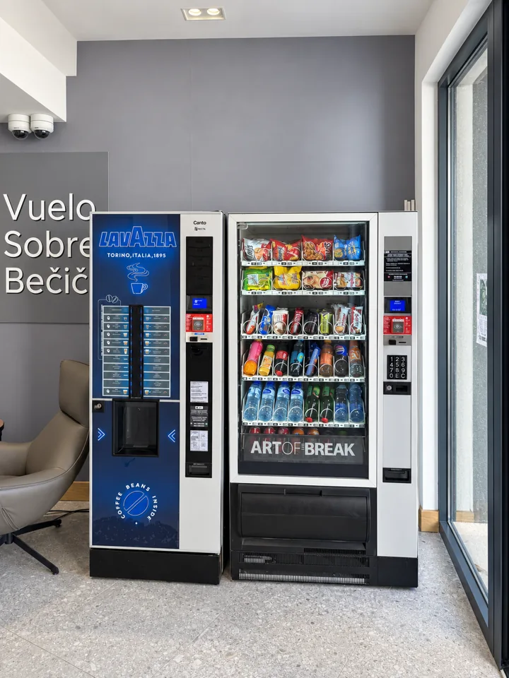 Coffee and snacks in the lobby